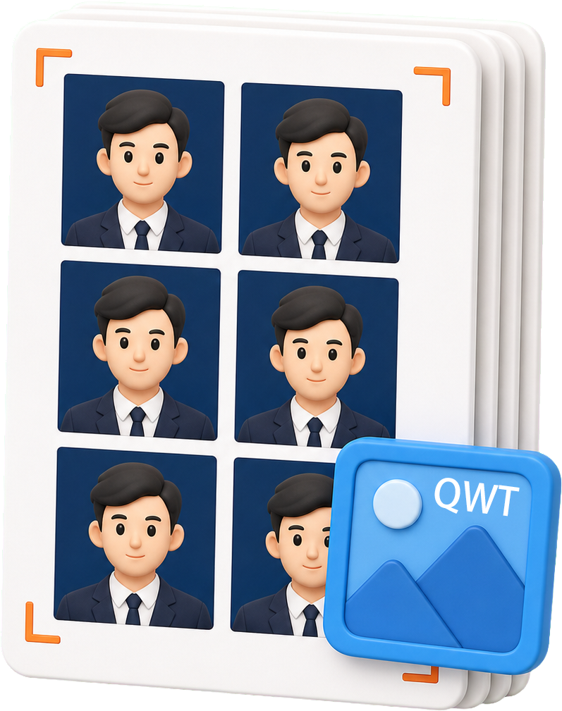 QWT证件助手证件照排版图标